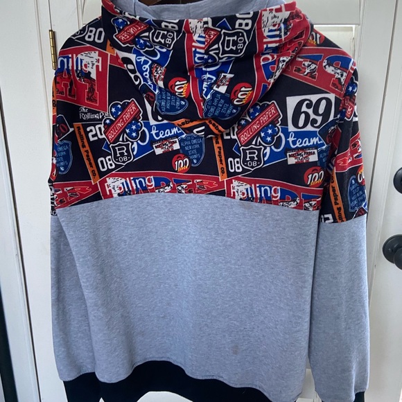 The Rolling Paper Street Sign Graphic Hoodie XL long sleeve - Picture 2 of 7